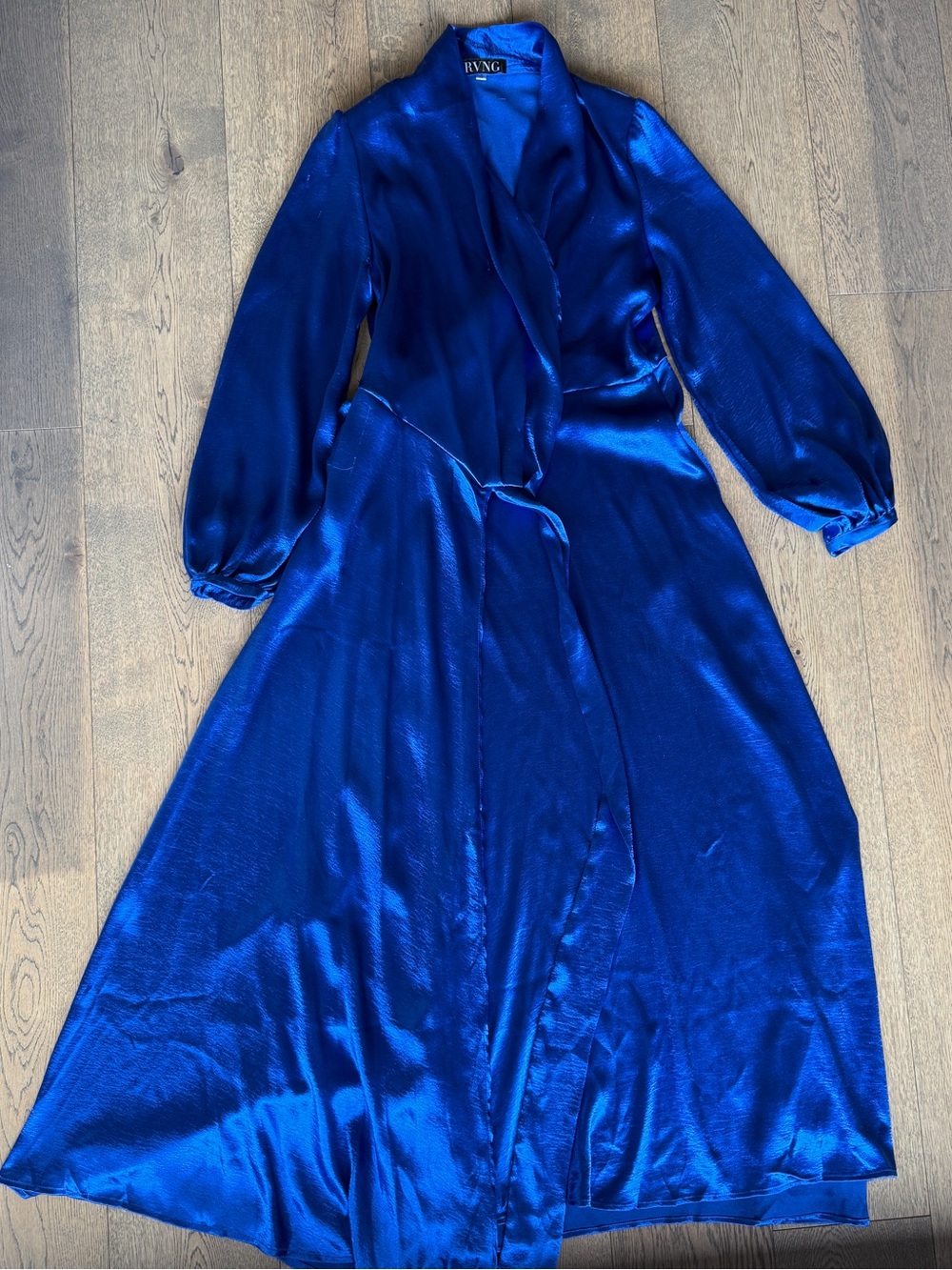 RVNG Cobalt Blue Wrap Dress
